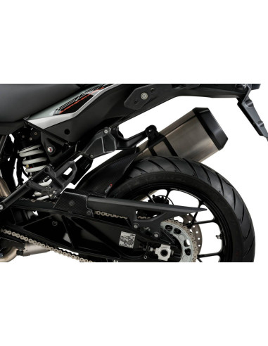 Garde boue arriere PUIG pour KTM 1290 Super Adventure 2020 carbone