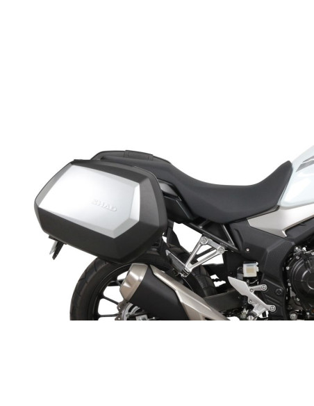 Fixation 3P system SHAD pour HONDA CB500 X 2016 2020 gros plan