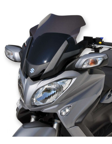 Pare brise sport ERMAX pour scooter SUZUKI Burgman 650 Executive 2013 2020 gauche gros plan