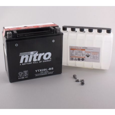 Batterie de moto NITRO YTX20L-BS