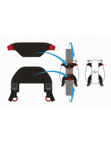 Kit universel Bagster pour sacoche reservoir.montage