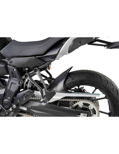 Garde boue arriere PUIG pour Yamaha MT 07 Tracer simili carbone