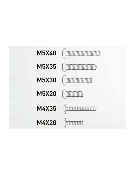 Support LOCK'N START pour sacoche réservoir Bagster kit vis