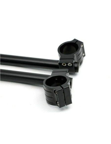 Guidon bracelet noir BRAZOLINE sur tube de fourche details