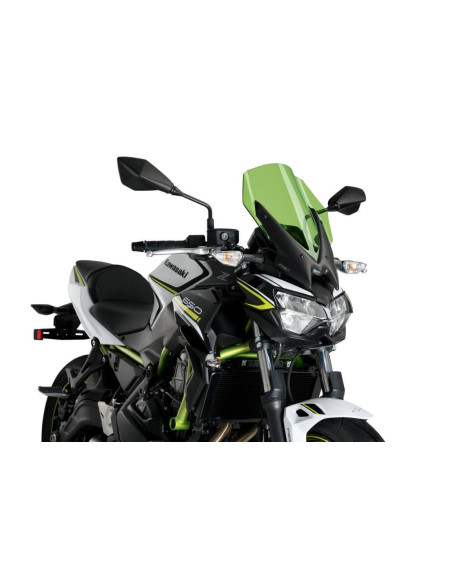 Saute vent PUIG NAKED NEW Génération pour KAWASAKI Z650 2020 vert