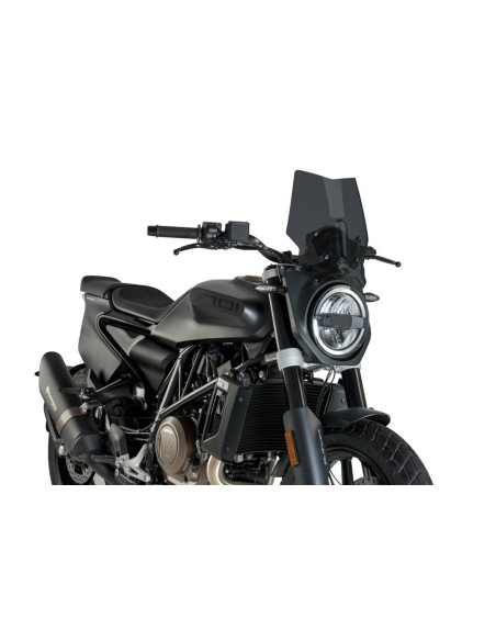 Saute vent PUIG NAKED NEW Génération pour HUSQVARNA SVARTPILEN 701 2020 fumé foncé