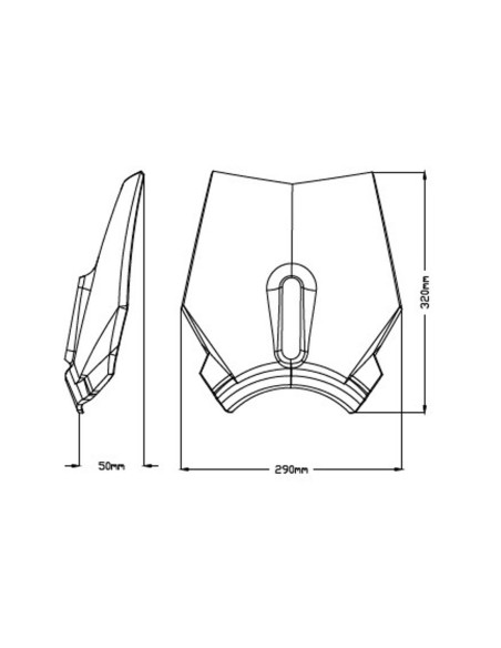 Saute vent PUIG NAKED NEW Génération pour HUSQVARNA SVARTPILEN 701 2020 dimension