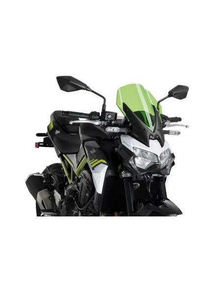 Saute vent PUIG NAKED NEW Génération touring pour KAWASAKI Z900 2020 vert