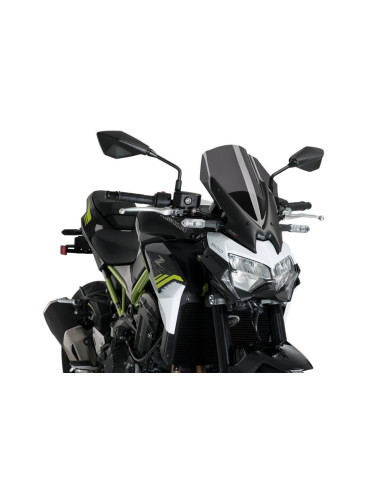 Saute vent PUIG NAKED NEW Génération touring pour KAWASAKI Z900 2020 fumé foncé