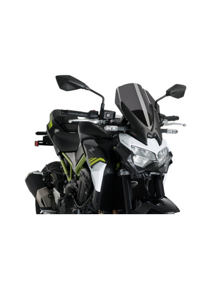 Saute vent PUIG NAKED NEW Génération touring pour KAWASAKI Z900 2020 fumé foncé