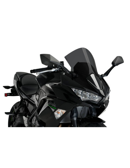 Bulle R-Racer PUIG pour KAWASAKI Ninja 650 fumé foncé