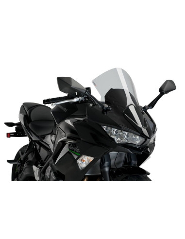 Bulle R-Racer PUIG pour KAWASAKI Ninja 650 fumé claire