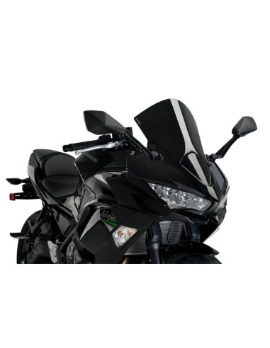 Bulle R-Racer PUIG pour KAWASAKI Ninja 650 noire