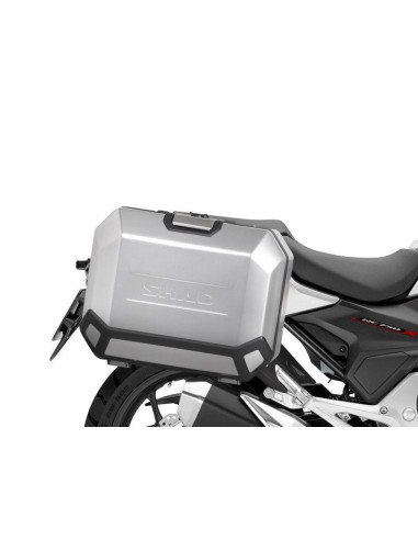 Fixation 4P system SHAD pour HONDA NC 750 X 2016 2020 avec valises gros plan