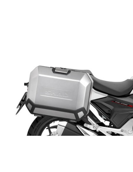 Fixation 4P system SHAD pour HONDA NC 750 X 2016 2020 avec valises gros plan