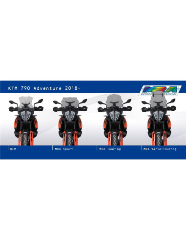 Bulle MRA Touring TM KTM 790 Adventure different modéles