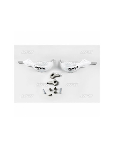 Protège mains Intégral avec kit de montage blanc