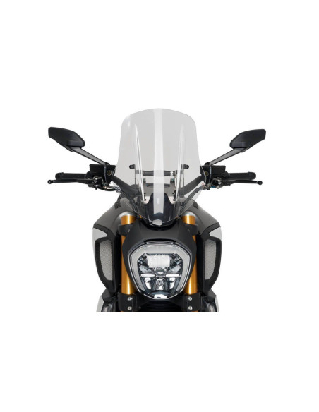 Saute vent Naked new generation touring réglable DUCATI DIAVEL 1260 face haute