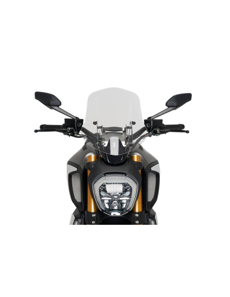 Saute vent Naked new generation touring réglable DUCATI DIAVEL 1260 face basse