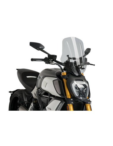 Saute vent Naked new generation touring réglable DUCATI DIAVEL 1260 haute