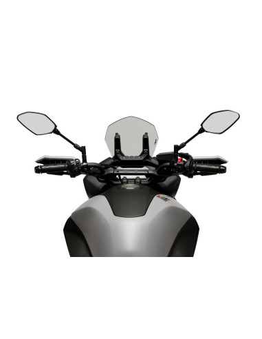 Bulle Sport PUIG pour Yamaha MT-07 Tracer vue pilote