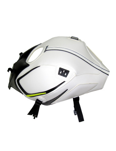 Protège réservoir BAGSTER KAWASAKI Z650 blanc lisere noir