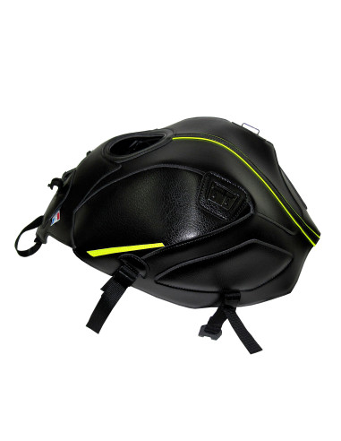 Protège réservoir BAGSTER KAWASAKI Z650 noir liseré jaune
