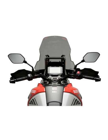 Bulle Touring PUIG pour Suzuki DL 1050 XT V-Strom vue coté pilote