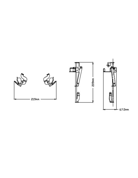 Support bulle MEM PUIG avec bulle Touring pour Yamaha Ténéré 700