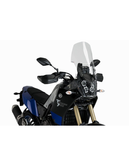 Support bulle MEM PUIG avec bulle Touring pour Yamaha Ténéré 700