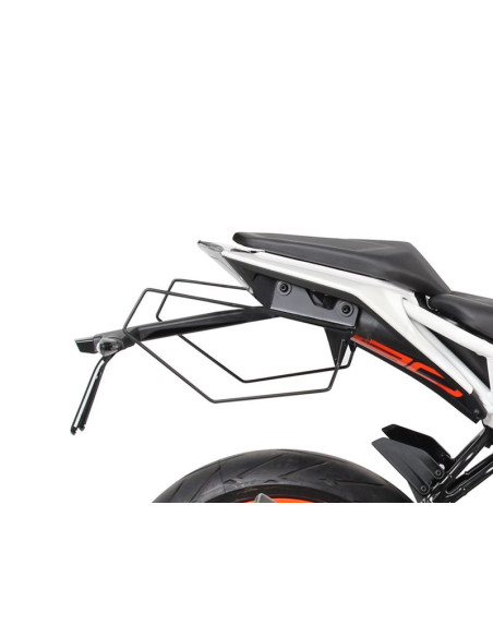 Fixations pour sacoche latérale KTM 125 390 Duke 2017 2019 gros plan