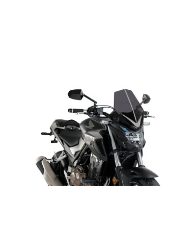 Saut vent Naked New génération sport Honda CB500F 16 20 fumé foncé