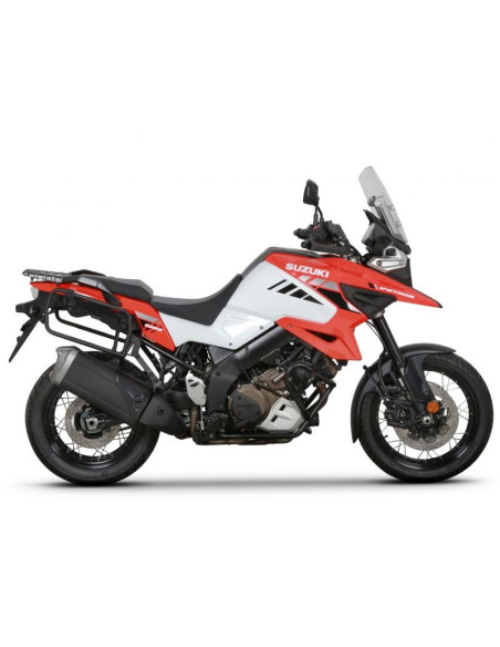 Fixation 4P system SHAD pour SUZUKI V-STROM 1000 1050 2014 2020 plan large