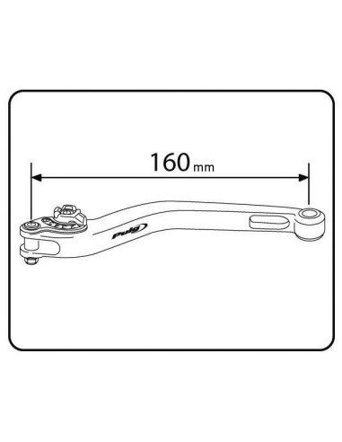 Levier d'embrayage PUIG fixe 3.0