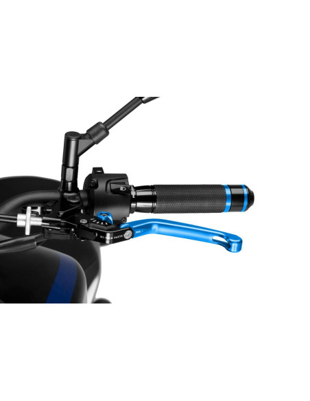 Levier d'embrayage PUIG rabattable 3.0 bleu