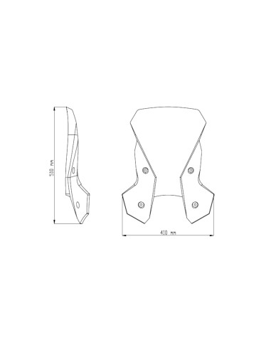 Bulle Touring PUIG pour KTM 1050 ADVENTURE 1190 ADVENTURE 1290 SUPER ADVENTURE