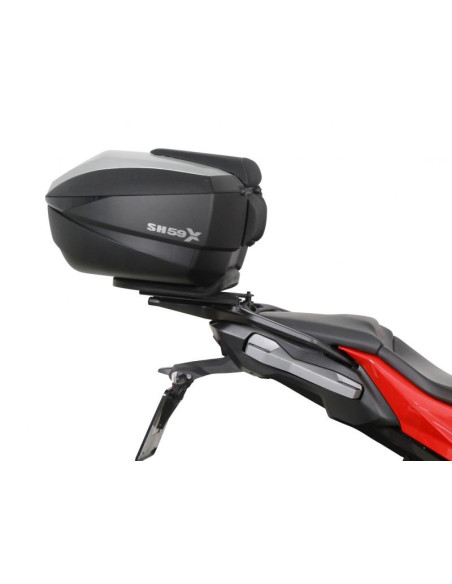 Porte paquet SHAD Top Master pour BMW S1000 XR 2020 avec top case gros plan