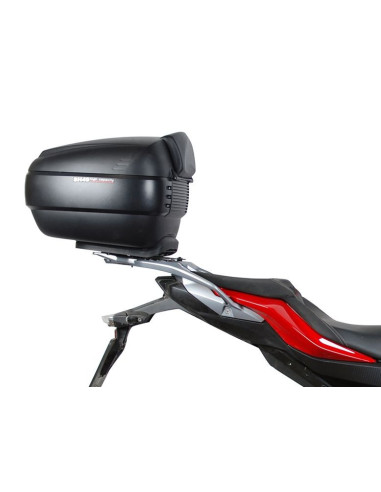 Porte paquet SHAD Top Master pour BMW S1000XR 15 S/P ORI gros plan avec top case
