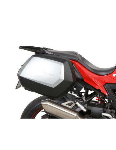 Fixation 3P system SHAD pour BMW S 1000 XR 2020 avec valises gros plan