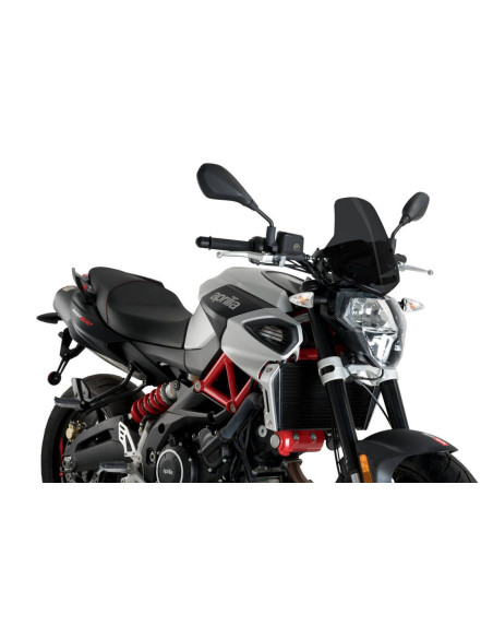 Saute vent Naked new generation sport Aprilia Shiver 750 900 noire
