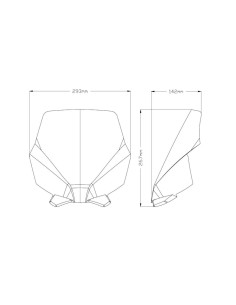 Saute vent Naked new generation sport BENELLI BN 752S 2