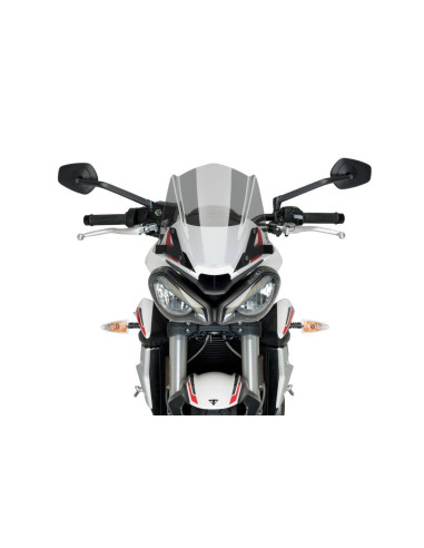 Saute vent Naked new generation sport Triumph street trples S vue de face