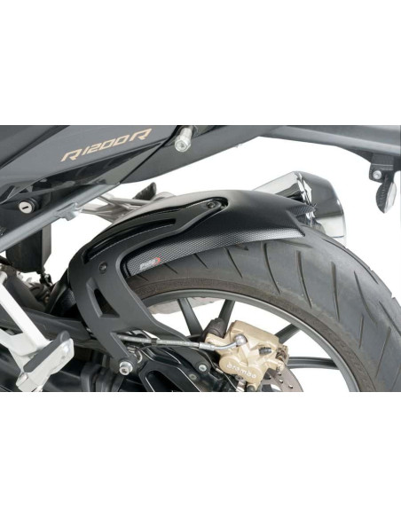 Garde boue arriere PUIG pour BMW R1250 R simili carbone