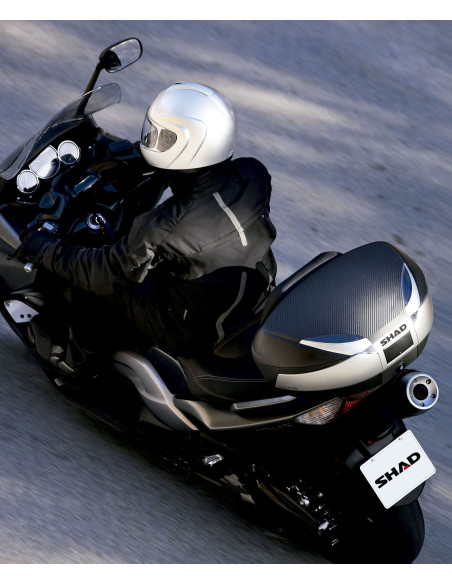 TOP CASE SH48 New Titanium monté