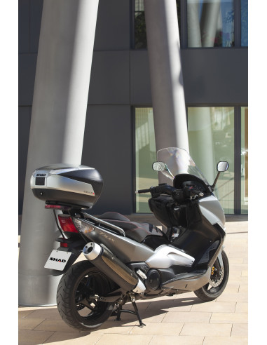 TOP CASE SHAD SH48 pour moto couleur New Titanium