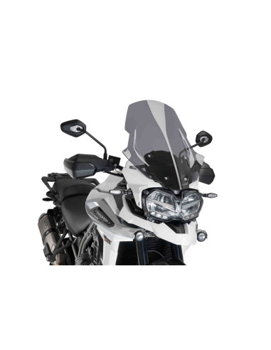 Bulle Touring PUIG pour Triumph Tiger Explorer fumé foncé