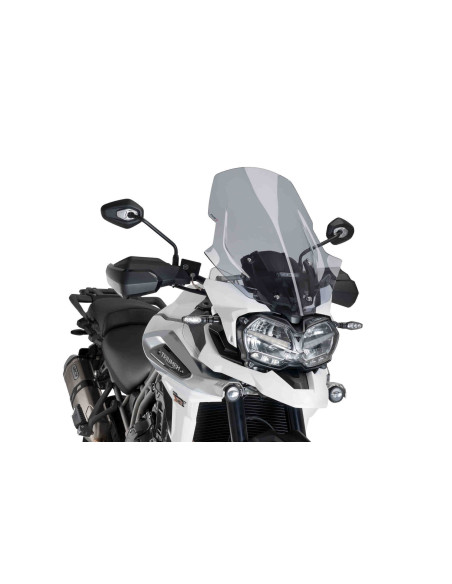Bulle Touring PUIG pour Triumph Tiger Explorer fumé claire