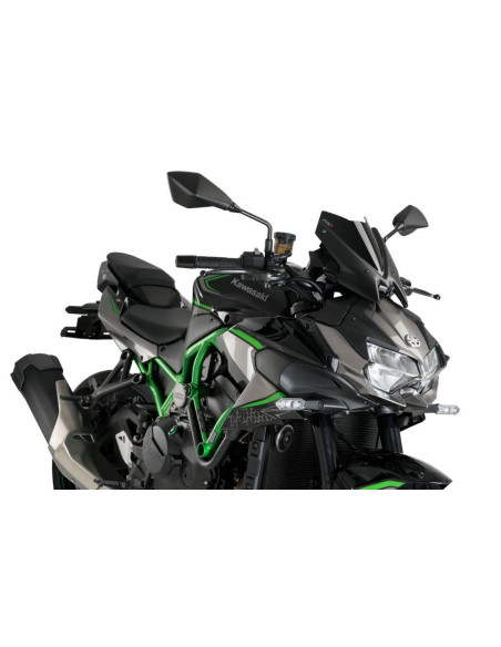 Saute vent Naked new generation sport KAWASAKI Z H2 noire
