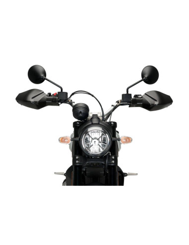 Protège main PUIG DUCAT Scrambler Desert SLED vue de face