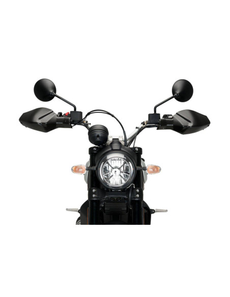 Protège main PUIG DUCAT Scrambler Desert SLED vue de face